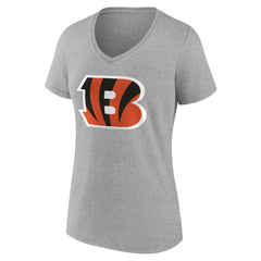 Cincinnati Bengals Women's Team Authentic Personalized Name & Number V-Neck T-Shirt