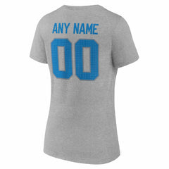 Detroit Lions Women's Team Authentic Personalized Name & Number V-Neck T-Shirt