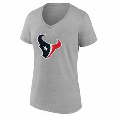 Houston Texans Women's Team Authentic Personalized Name & Number V-Neck T-Shirt