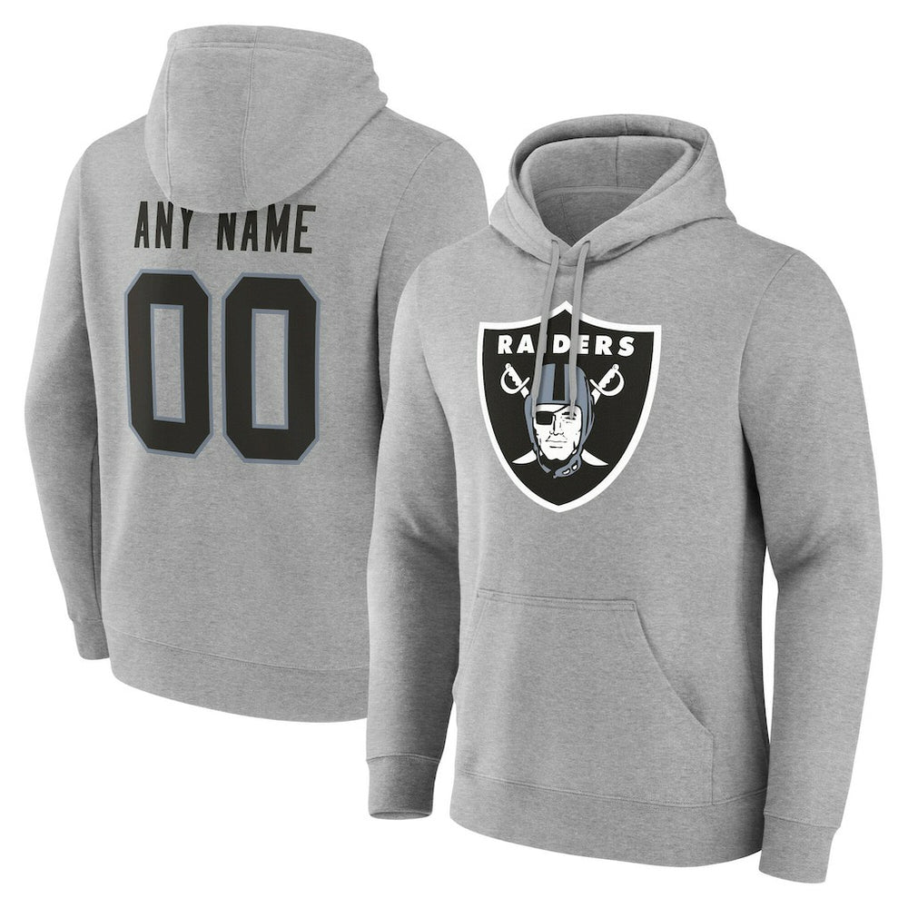 Las Vegas Raiders Team Authentic Personalized Name & Number Hoodie