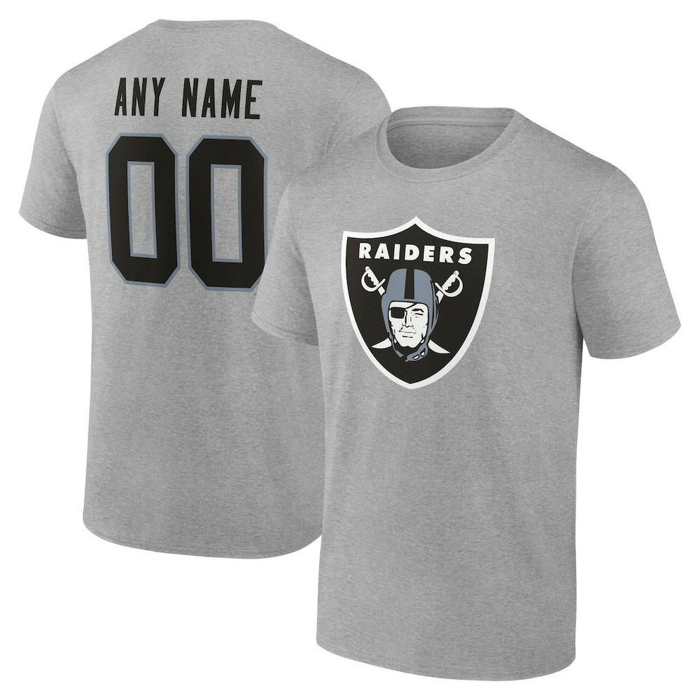 Las Vegas Raiders Team Authentic Personalized Name & Number T-Shirt