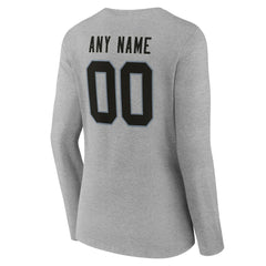 Las Vegas Raiders Women's Team Authentic Personalized Name & Number Long Sleeve V-Neck T-Shirt