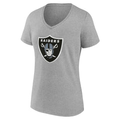 Las Vegas Raiders Women's Team Authentic Personalized Name & Number V-Neck T-Shirt