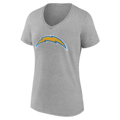 Los Angeles Chargers Women's Team Authentic Personalized Name & Number V-Neck T-Shirt