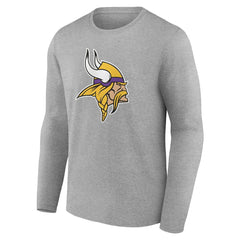 Minnesota Vikings Team Authentic Personalized Name & Number Long Sleeve T-Shirt