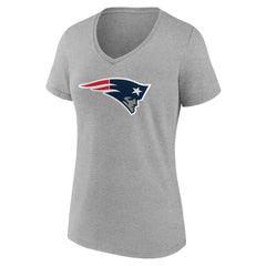 New England Patriots Women's Team Authentic Personalized Name & Number V-Neck T-Shirt