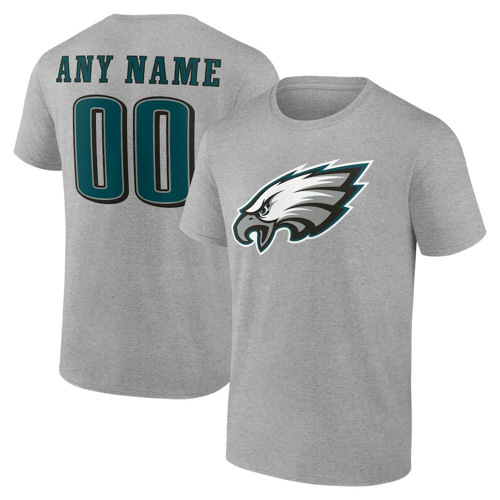 Philadelphia Eagles Team Authentic Personalized Name & Number T-Shirt