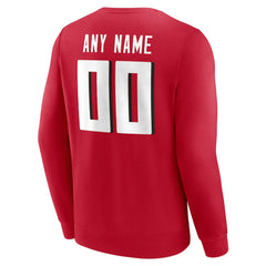 Atlanta Falcons Team Authentic Personalized Name & Number Sweatshirt