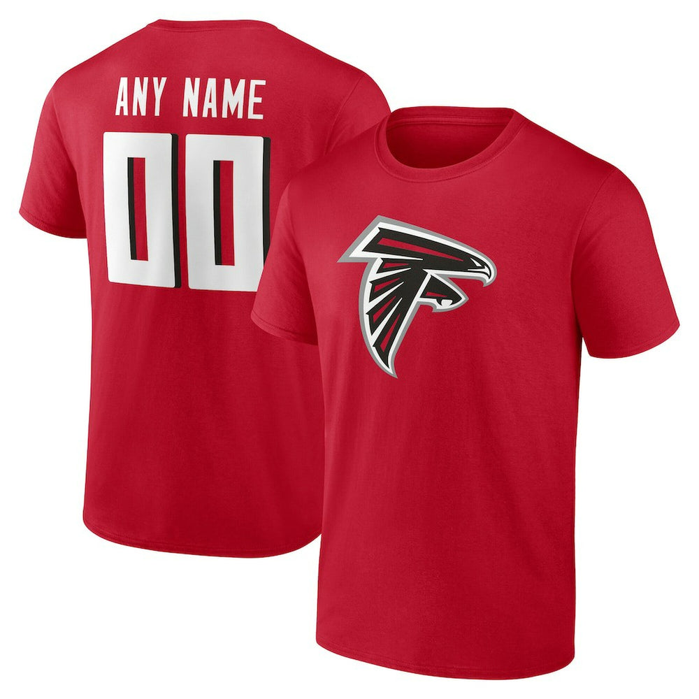 Atlanta Falcons Team Authentic Personalized Name & Number T-Shirt