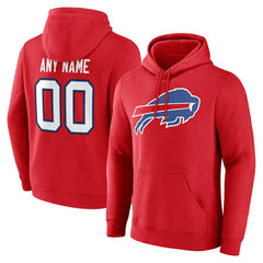 Buffalo Bills Team Authentic Personalized Name & Number Hoodie