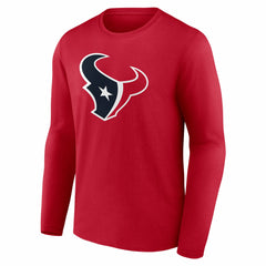 Houston Texans Team Authentic Personalized Name & Number Long Sleeve T-Shirt
