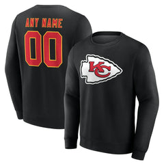 Kansas City Chiefs Team Authentic Personalized Name & Number Sweatshirt