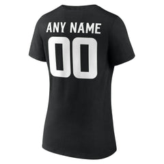 Minnesota Vikings Women's Team Authentic Personalized Name & Number V-Neck T-Shirt