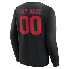 San Francisco 49ers Team Authentic Personalized Name & Number Sweatshirt