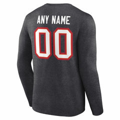 Tampa Bay Buccaneers Team Authentic Personalized Name & Number Long Sleeve T-Shirt