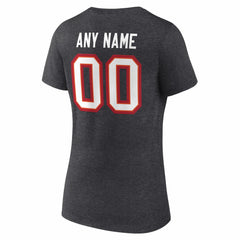 Tampa Bay Buccaneers Women's Team Authentic Personalized Name & Number V-Neck T-Shirt