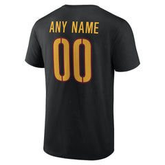 Washington Commanders Team Authentic Personalized Name & Number T-Shirt