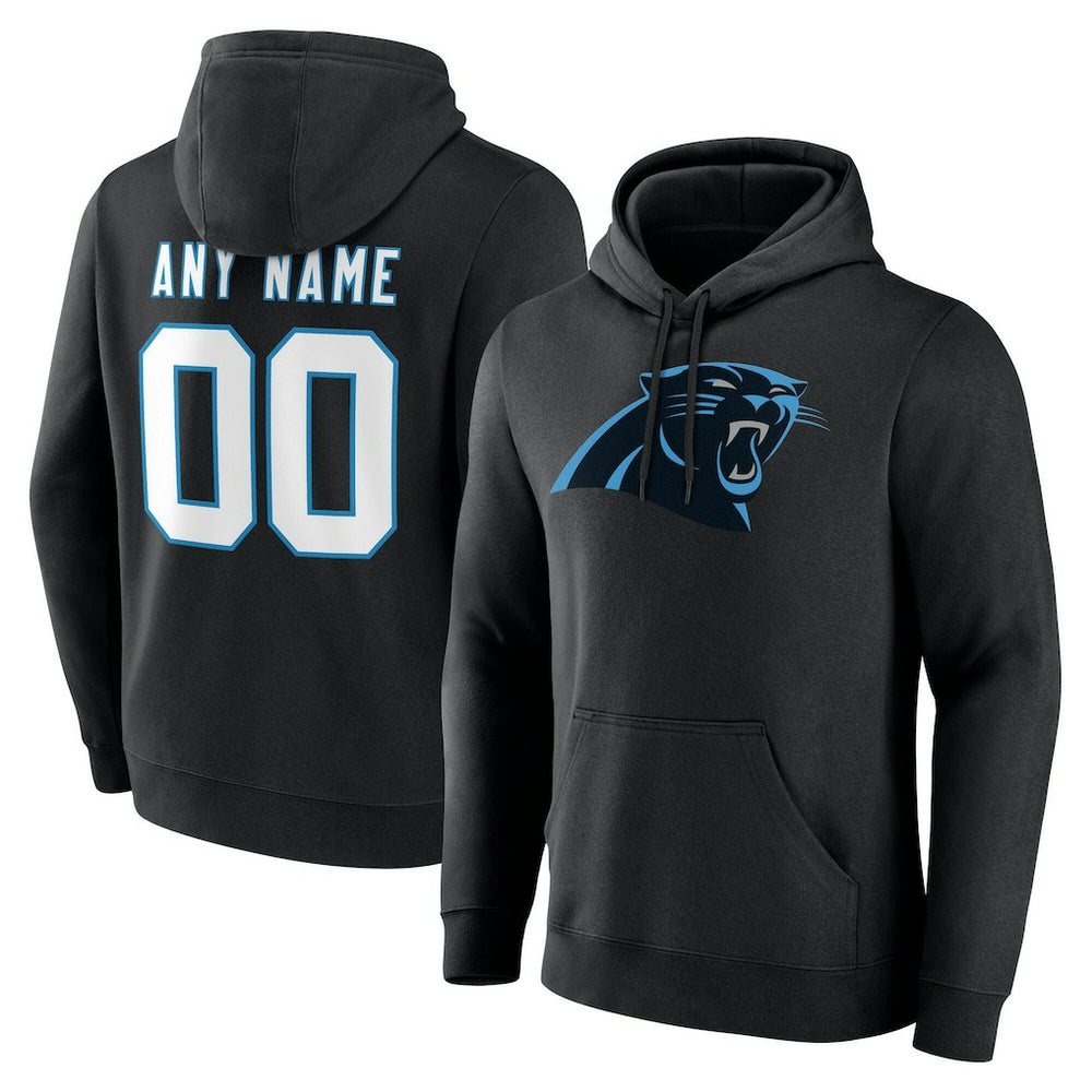 Carolina Panthers Team Authentic Personalized Name & Number Hoodie