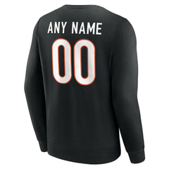Cincinnati Bengals Team Authentic Personalized Name & Number Sweatshirt