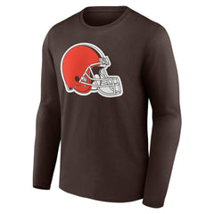 Cleveland Browns Team Authentic Personalized Name & Number Long Sleeve T-Shirt
