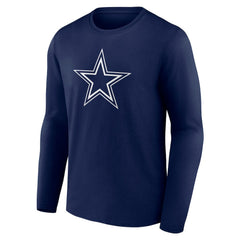 Dallas Cowboys Team Authentic Personalized Name & Number Long Sleeve T-Shirt