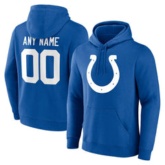 Indianapolis Colts Team Authentic Personalized Name & Number Hoodie