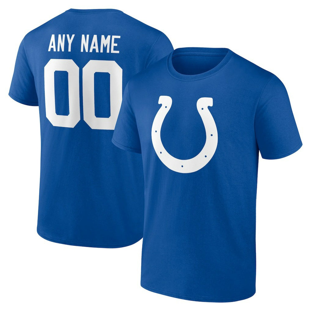 Indianapolis Colts Team Authentic Personalized Name & Number T-Shirt