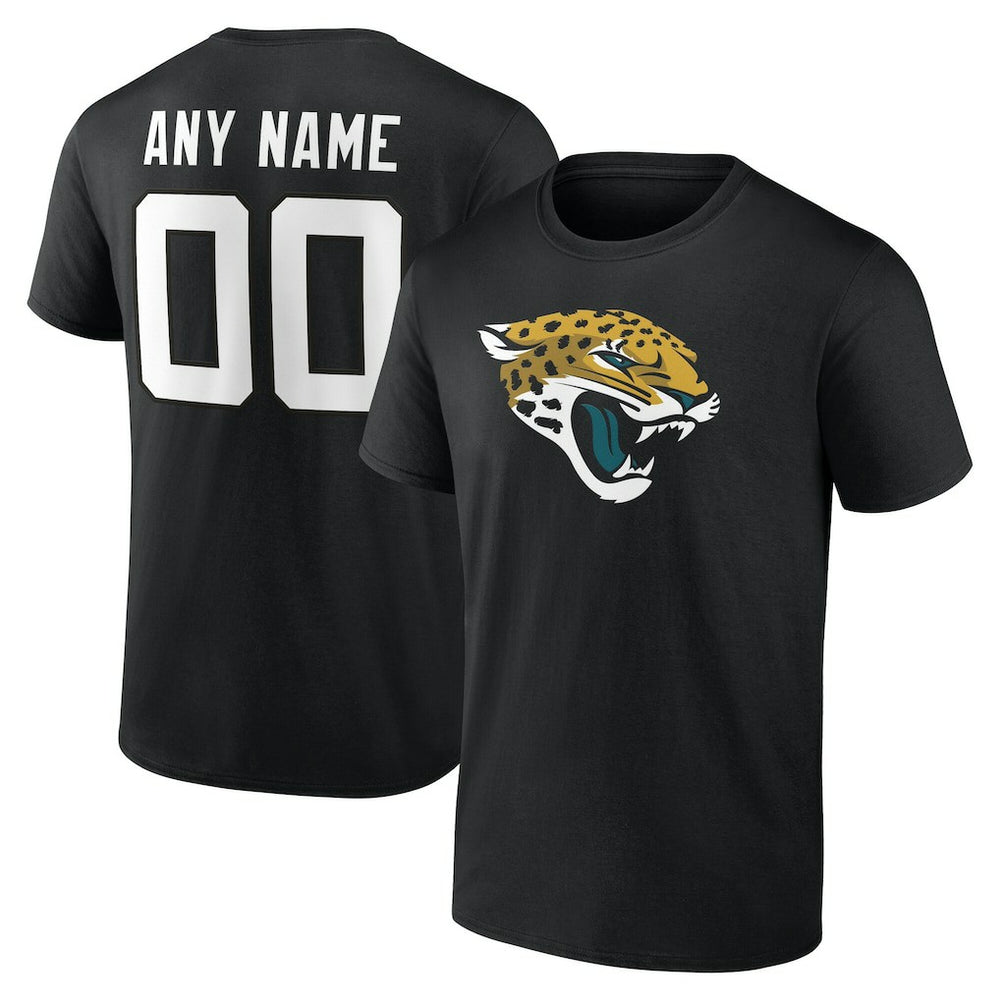 Jacksonville Jaguars Team Authentic Personalized Name & Number T-Shirt