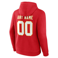 Kansas City Chiefs Team Authentic Personalized Name & Number Hoodie