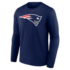 New England Patriots Team Authentic Personalized Name & Number Long Sleeve T-Shirt