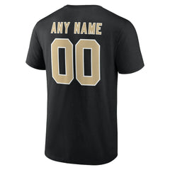 New Orleans Saints Team Authentic Personalized Name & Number T-Shirt