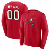 Tampa Bay Buccaneers Team Authentic Personalized Name & Number Sweatshirt