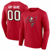 Tampa Bay Buccaneers Team Authentic Personalized Name & Number Long Sleeve T-Shirt
