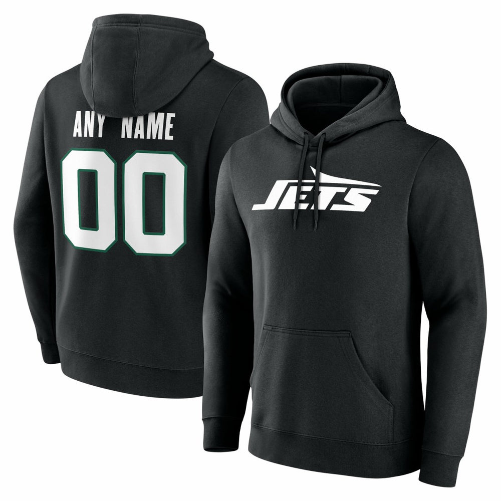 New York Jets Big & Tall Team Authentic Custom Hoodie