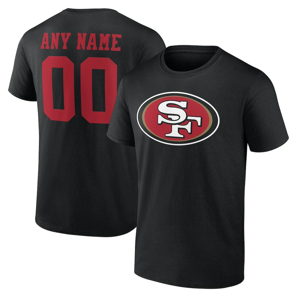 San Francisco 49ers Big & Tall Team Authentic Custom T-Shirt