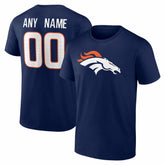 Denver Broncos Big & Tall Team Authentic Custom T-Shirt