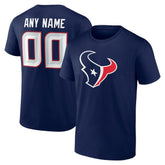 Houston Texans Big & Tall Team Authentic Custom T-Shirt