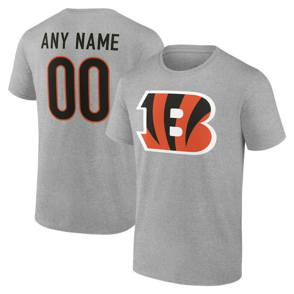Cincinnati Bengals Big & Tall Team Authentic Custom T-Shirt