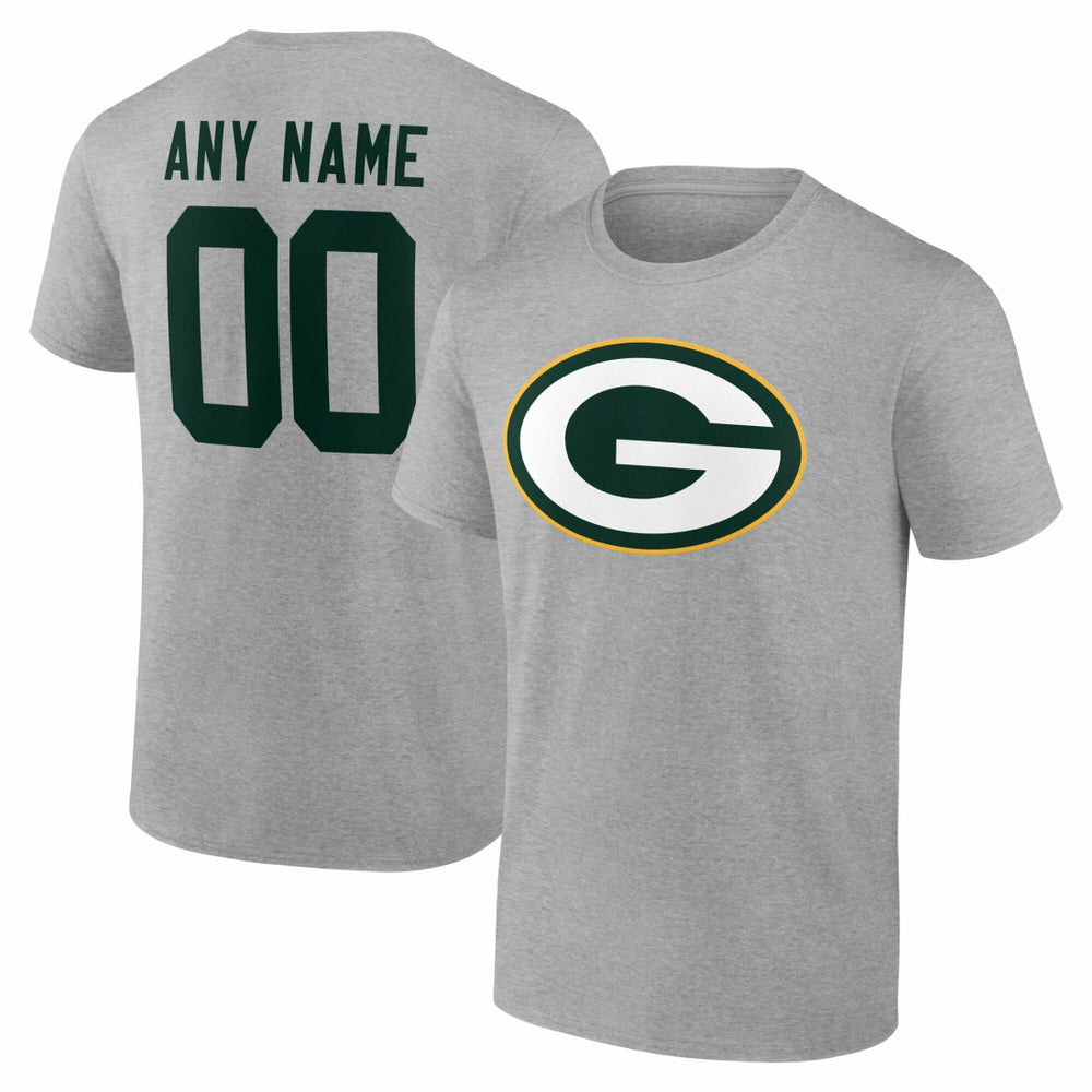 Green Bay Packers Big & Tall Team Authentic Custom T-Shirt