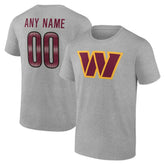 Washington Commanders Big & Tall Team Authentic Custom T-Shirt
