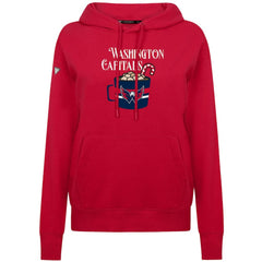Washington Capitals Levelwear Women's Mellow Holiday Adorn Hoodie Outlet