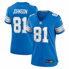 Detroit Lions Nike Calvin Johnson Women's Team Retired Game Jersey