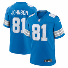 Detroit Lions Nike Calvin Johnson Team Retired Game Jersey