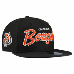 Cincinnati Bengals New Era Main Script 9FIFTY Snapback Hat