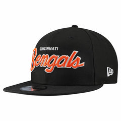 Cincinnati Bengals New Era Main Script 9FIFTY Snapback Hat