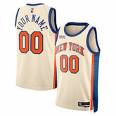 New York Knicks Unisex 2025/26 City Edition Swingman Custom Jersey On Sale