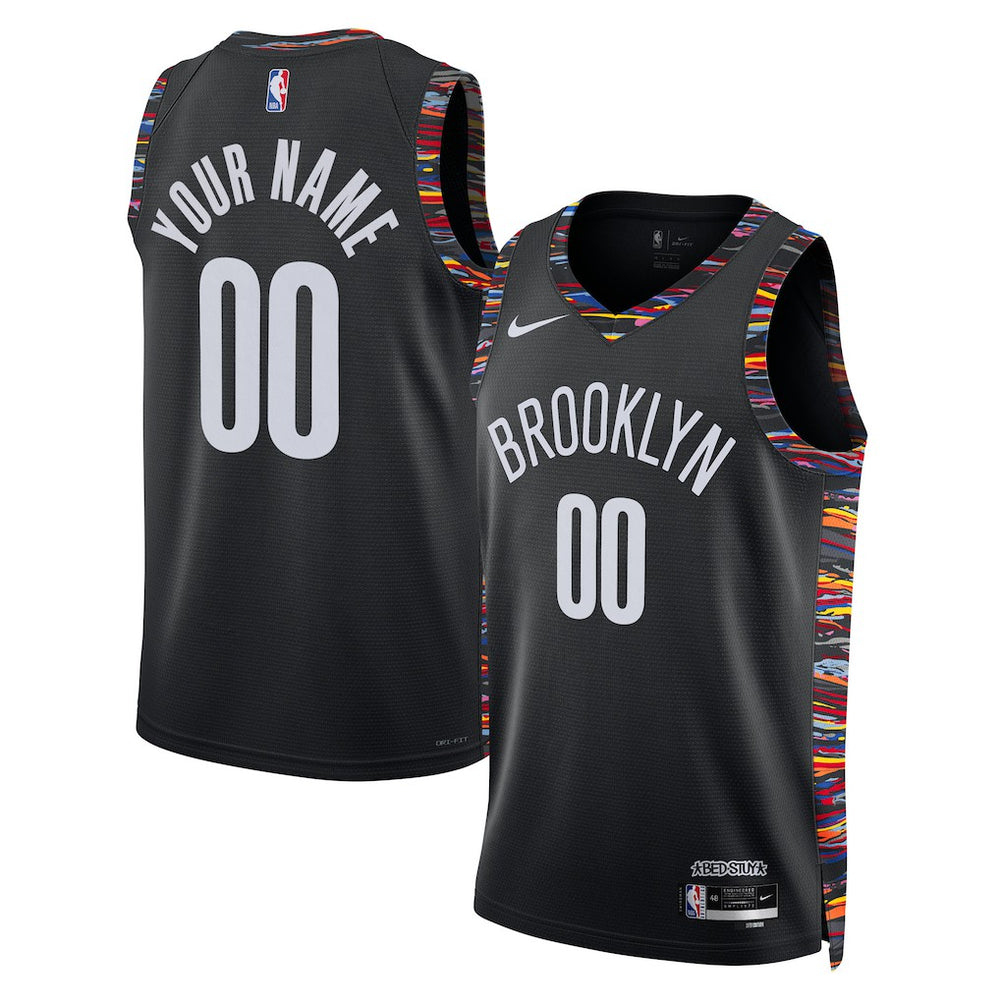 Brooklyn Nets Unisex 2025/26 City Edition Swingman Custom Jersey Discount
