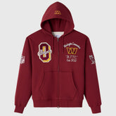 Washington Commanders OVO x NFL Unisex Full-Zip Waffle-Lined Hoodie