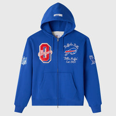 Buffalo Bills OVO x NFL Unisex Full-Zip Waffle-Lined Hoodie