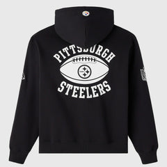 Pittsburgh Steelers OVO x NFL Unisex Full-Zip Waffle-Lined Hoodie